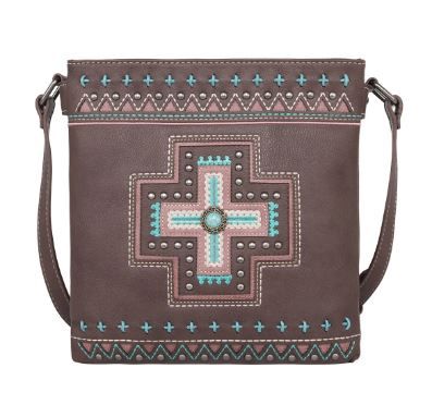 MW1199G-9360 CF  Montana West Concho Collection Concealed Carry Crossbody