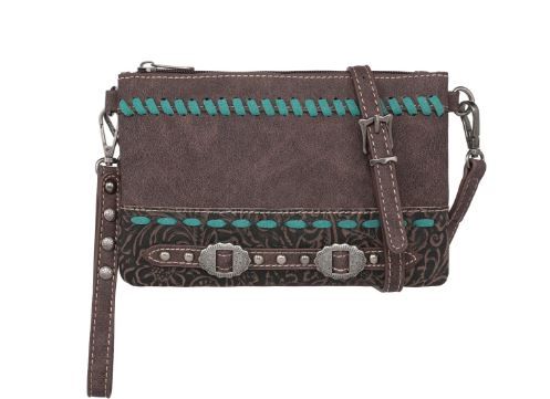 MW1205-181 CF Montana West Tooled Collection Clutch/Crossbody