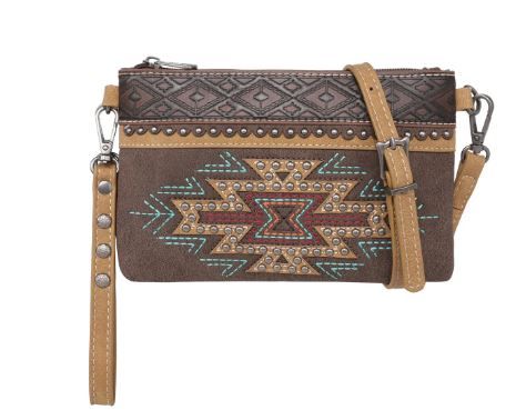 MW1207-181 CF Montana West Aztec Collection Clutch/Crossbody