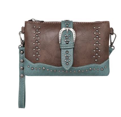 MW1209-181 CF Montana West Buckle Collection Clutch/Crossbody