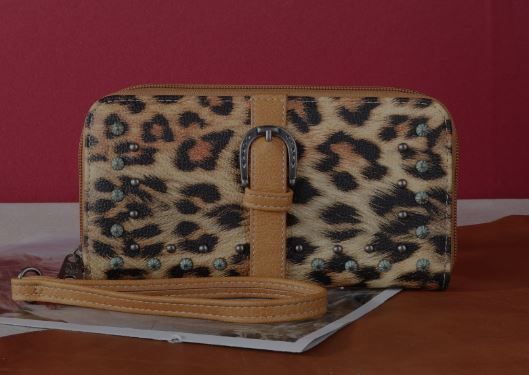 MW1240-W040 LBR Montana West Leopard Print Collection Wallet 