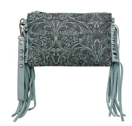 MW1217-181 TQ Montana West Tooled Collection Clutch/Crossbody