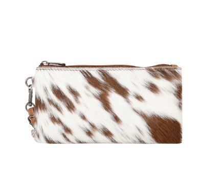 MW1219-139 BR Montana West Hair-On Collection Phone Wristlet/Crossbody