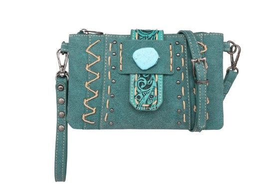 MW1221-181 TQ Montana West Tooled Collection Clutch/Crossbody