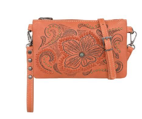 MW1222-181 OR Montana West Cut-out Collection Crossbody/Wristlet