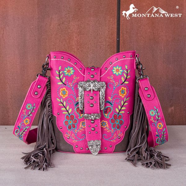 MW1252-8573 HPK Montana West Buckle Collection Crossbody