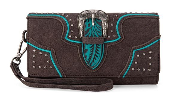 MW1282-W018 CF Montana West Buckle Collection Wallet