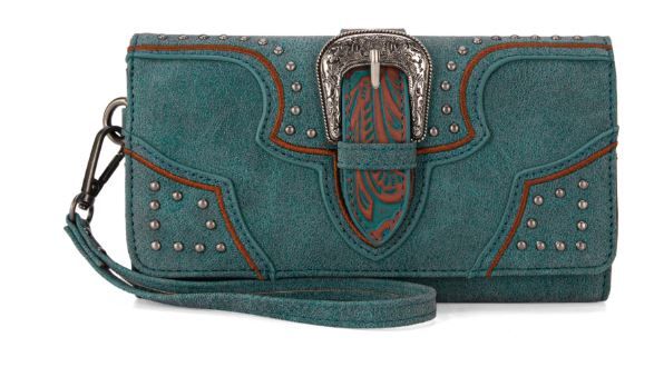 MW1282-W018 TQ Montana West Buckle Collection Wallet