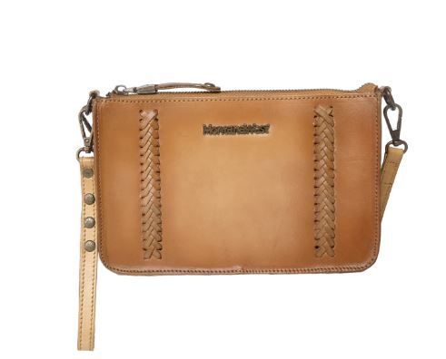 MWG01-9063 TN Montana West Genuine Leather Collection Crossbody/Wristlet