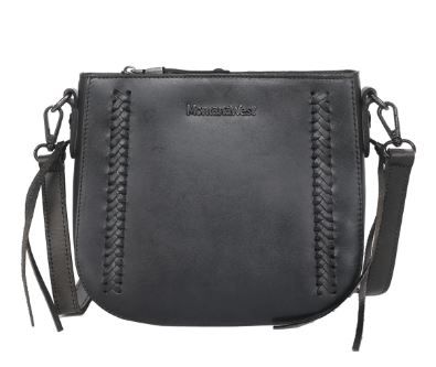 MWG01-9065 BK Montana West Genuine Leather Collection Crossbody