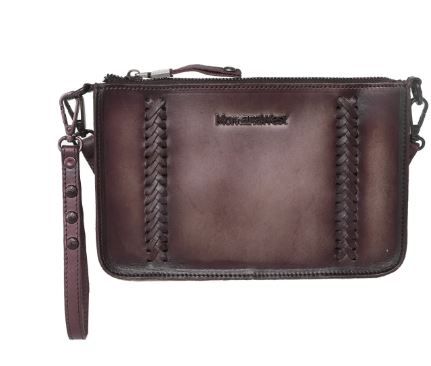 MWG01-9063 CF Montana West Genuine Leather Collection Crossbody/Wristlet