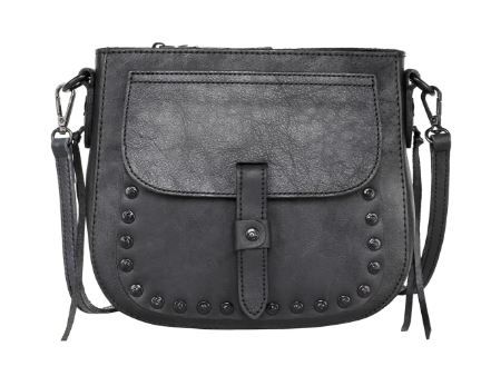 MWG02-9065 BK Montana West Genuine Leather Collection Crossbody