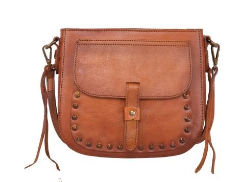 MWG02-9065 BR Montana West Genuine Leather Collection Crossbody