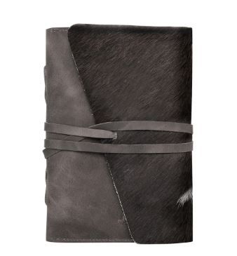 MWL-044 GY Montana West Genuine Hair Leather Journal NotebooK