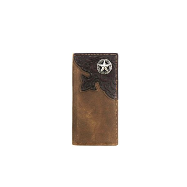 MWL-W031 CF Genuine Tooled Leather Collection Men's Wallet