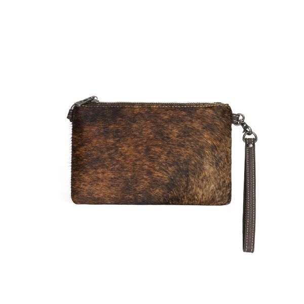 RLH-001 CF  Montana West Hair-On Cowhide Leather Clutch/Crossbody