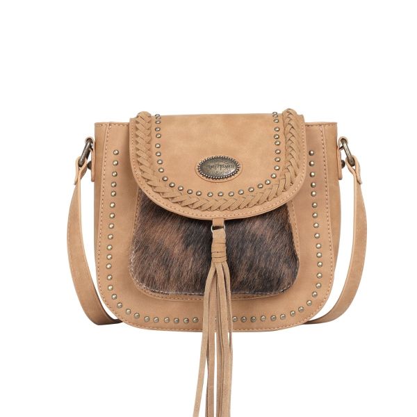 TR128-8360 TN Trinity Ranch Hair-On Collection Crossbody Bag