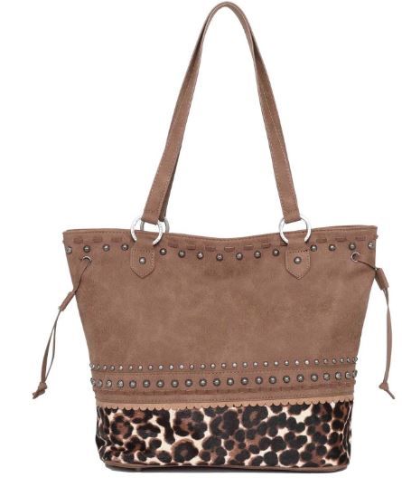 TR142G-8317 CF Trinity Ranch Hair-On Cowhide Collection Concealed Carry Tote 