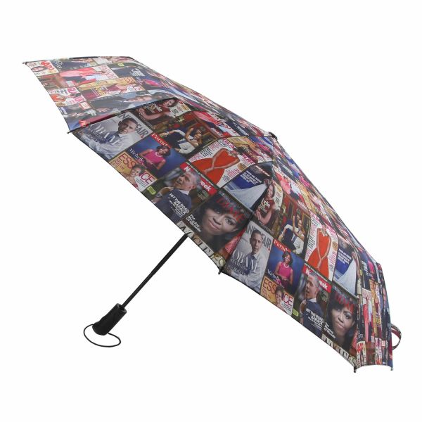 UMB002-MT Magazine Cover Collage Auto Umbrella