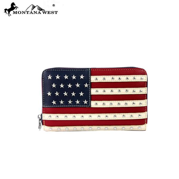 US04-W003 NV Montana West American Pride Collection Wallet