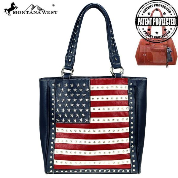 US04G-8113 nv Montana West American Pride Concealed Handgun Collection Tote