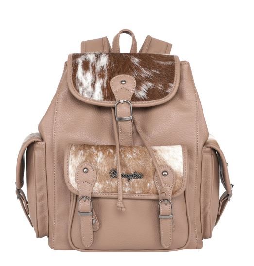 WG12-9110 KH Wrangler Hair-on Cowhide Backpack 