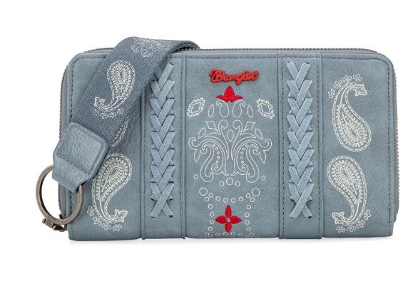 WG134-W006 JN Wrangler Bandana Paisley Print Wallet