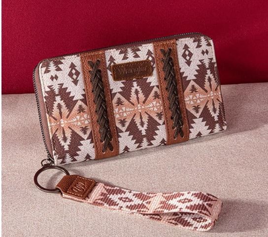 WG2203-W006 LCF Wrangler Southwestern Art Print WalleT