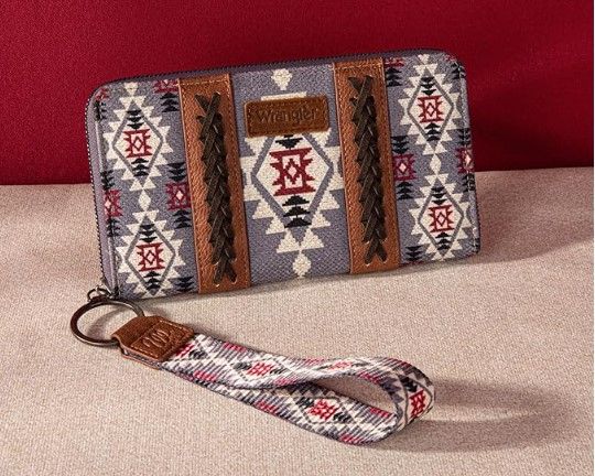 WG2203-W006 LV Wrangler Southwestern Art Print WalleT