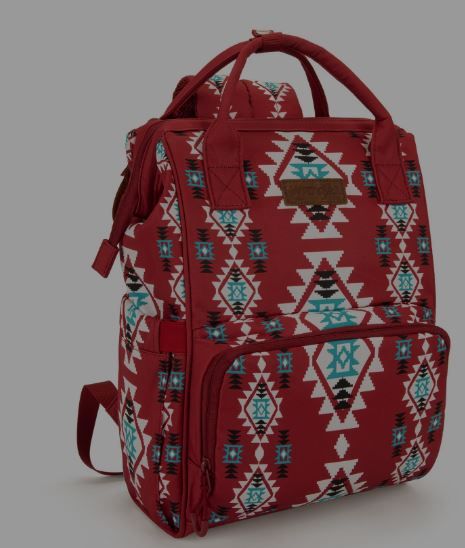 WG2204-9110 BUD Wrangler Aztec Printed Callie Backpack