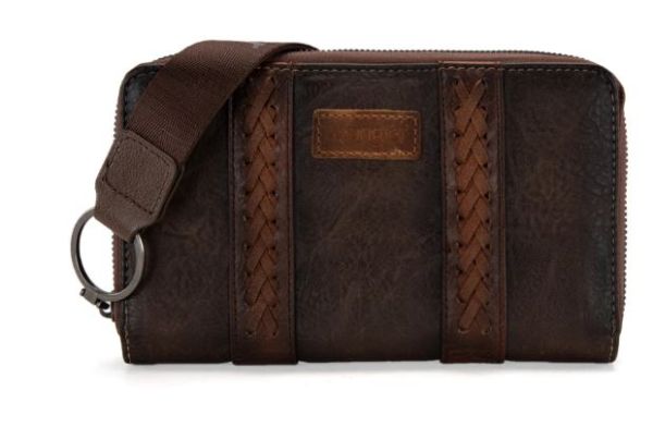 WG2208-W006  CF Wrangler Whipstitch Wallet/Wristlet 