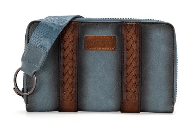 WG2208-W006  JN Wrangler Whipstitch Wallet/Wristlet 