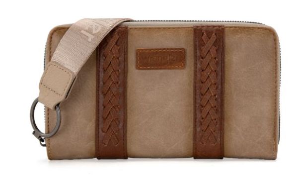 WG2208-W006  KH Wrangler Whipstitch Wallet/Wristlet 