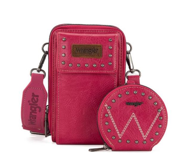 WG48S-270 HPK Wrangler Crossbody Cell Phone Purse 2 with Coin Pouch 