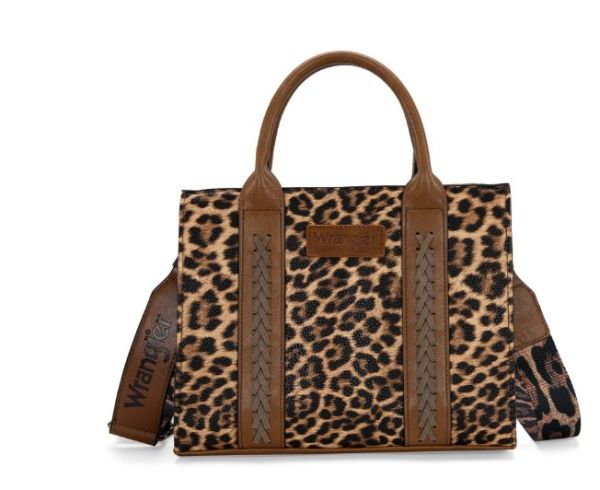 WG70G-8120C LP Wrangler Leopard Print Concealed Carry Tote/Crossbody