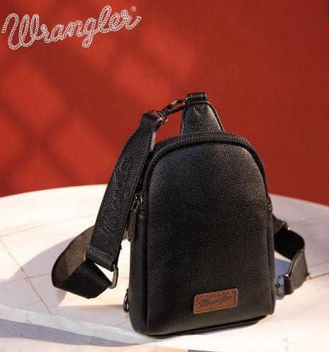 WG87-210 BK Wrangler Sling Bag/Crossbody/Chest Bag