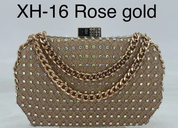 XH-16 R GD CLUCH EVENING BAG