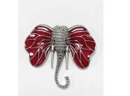 YB3852 RD ELEPHANT PIN