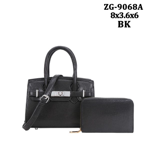 ZG-9068A BK CROSBODY BAG WITH WALLET