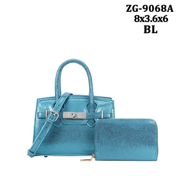 ZG-9068A BL CROSBODY BAG WITH WALLET